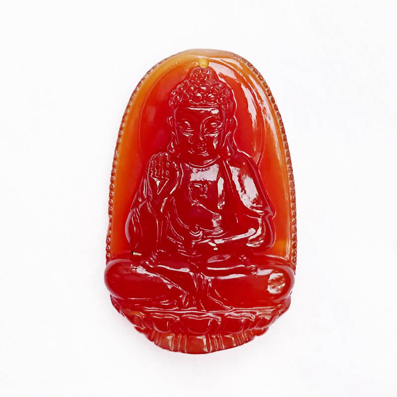 Phật adida mã não đỏ (tuổi tuất, hợi)